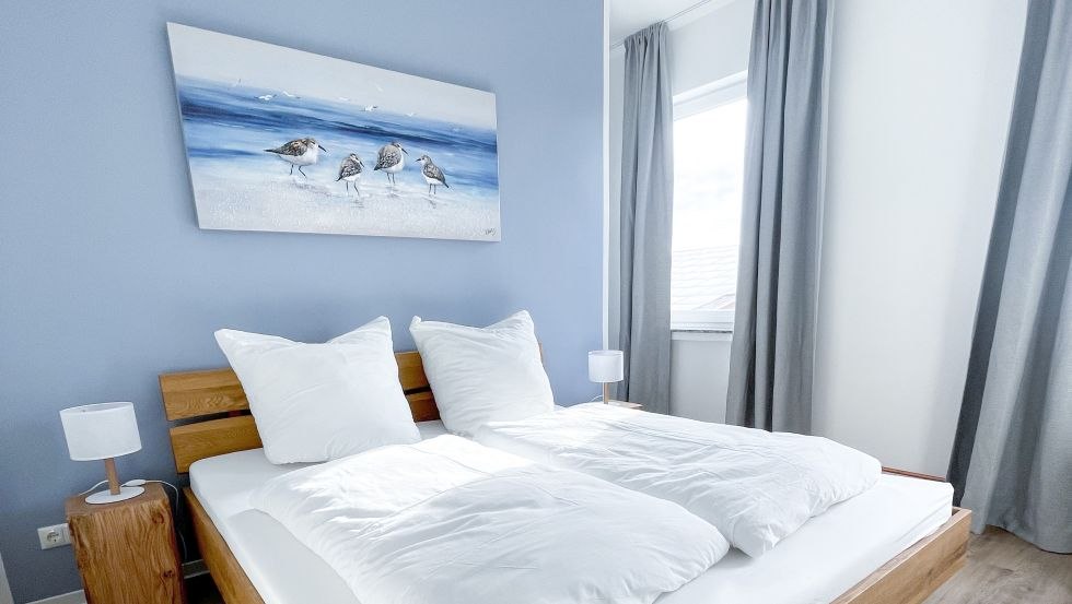 Bequemes Bett in der Ferienwohnung, © Katharina Postma